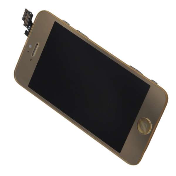 Apple iPhone 5 LCD Display Touch Digitizer Screen Outer Glass Assembly Mirror Gold with free tools